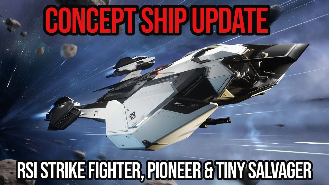 Star Citizen - Concept Ship Update - RSI Strike Craft, Tiny Salvager ...